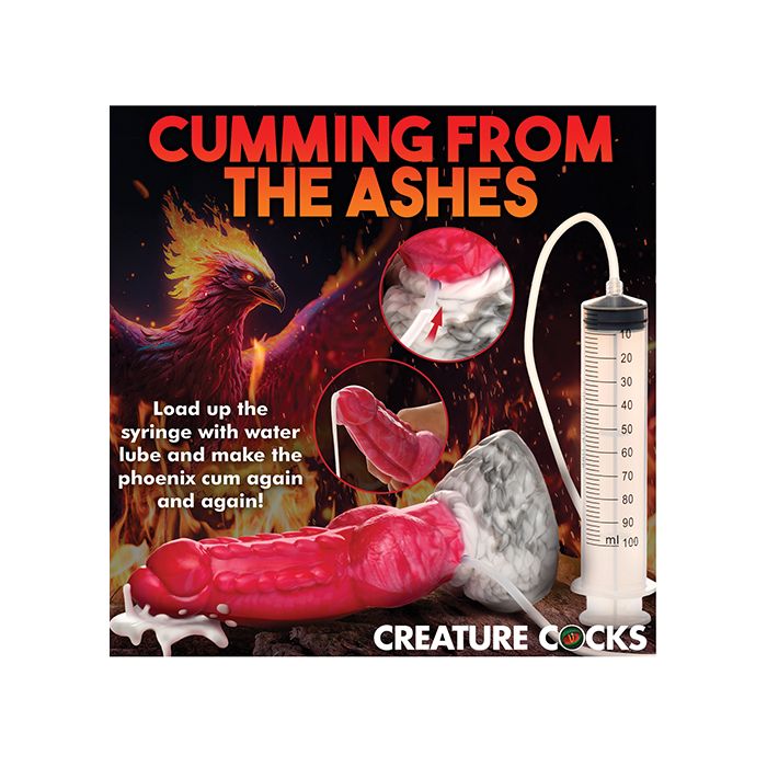 Resurrector Phoenix Squirting Silicone Dildo - Fantasy Dildo Creature Cocks