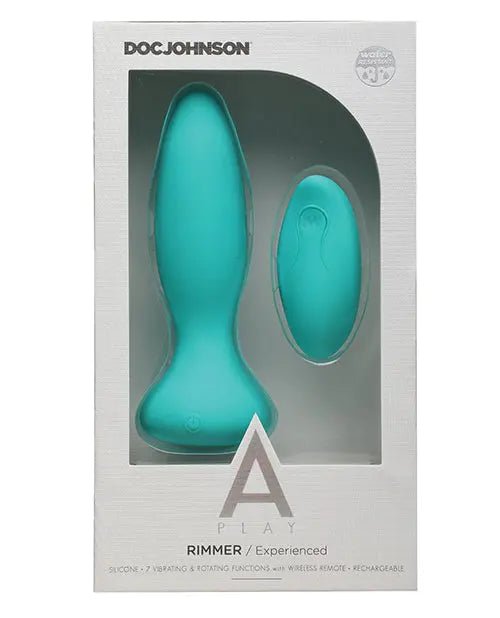 Rimmer Rechargeable Vibrating Silicone Anal Plug with Remote Doc Johnson's