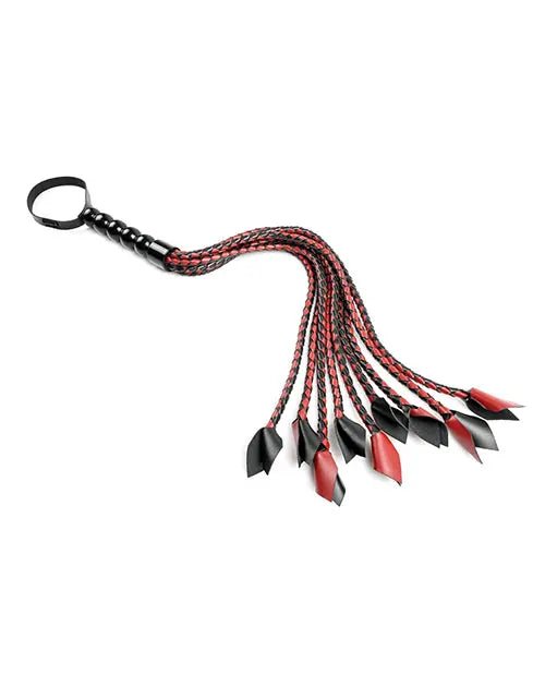 Saffron Braided Flogger - Impact Play Saffron