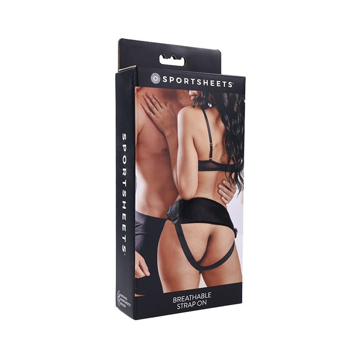 Saffron Breathable Mesh Strap On Harness Sportsheets International