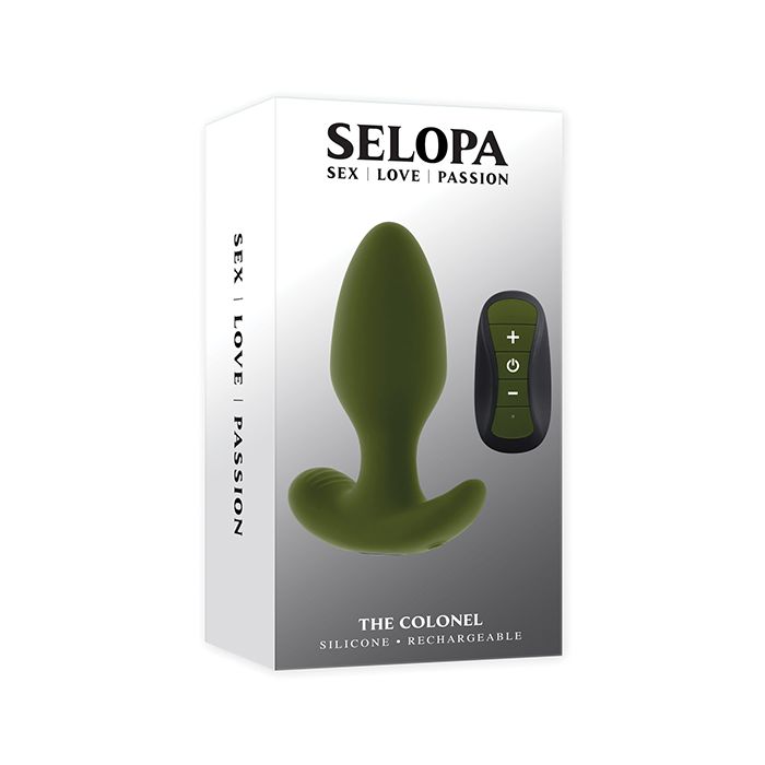 Selopa The Colonel Vibrating Butt Plug Selopa