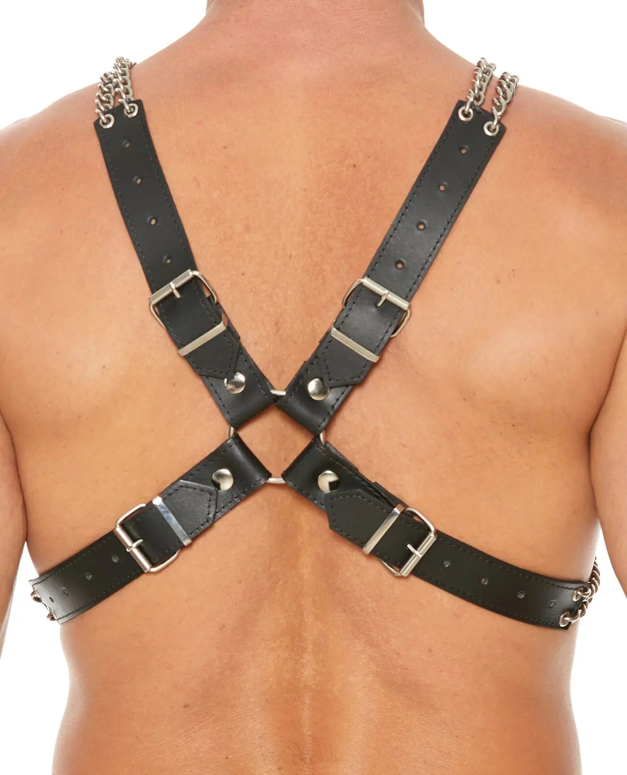 Shots Uomo Chain & Chain Harness SinSationes