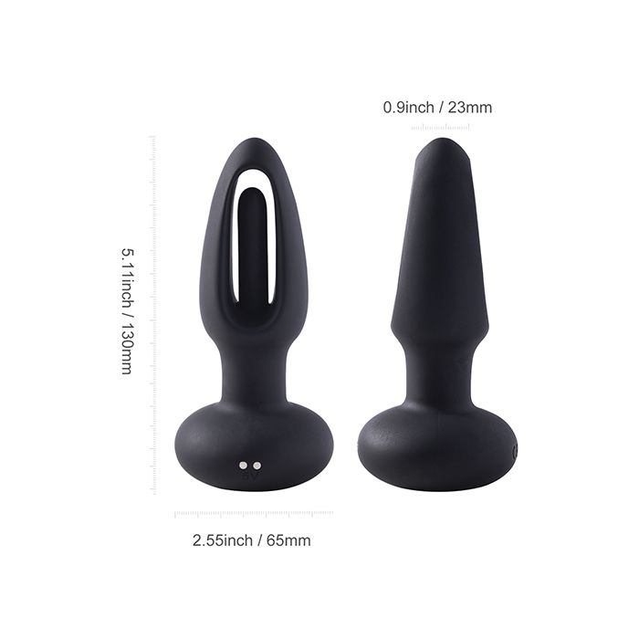 Snuggy Flapping Anal Plug Vibrator Honey Play Box