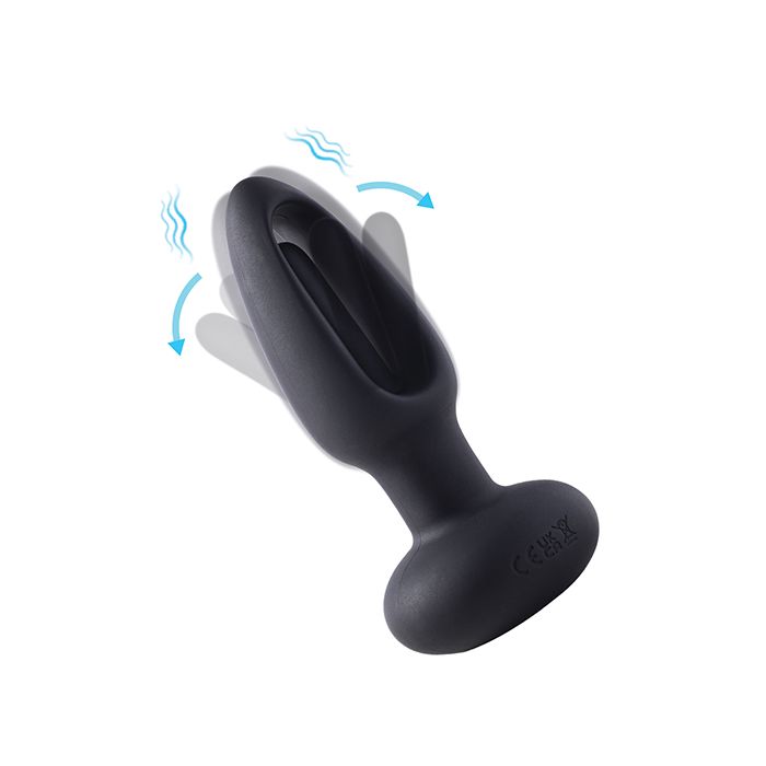 Snuggy Flapping Anal Plug Vibrator Honey Play Box