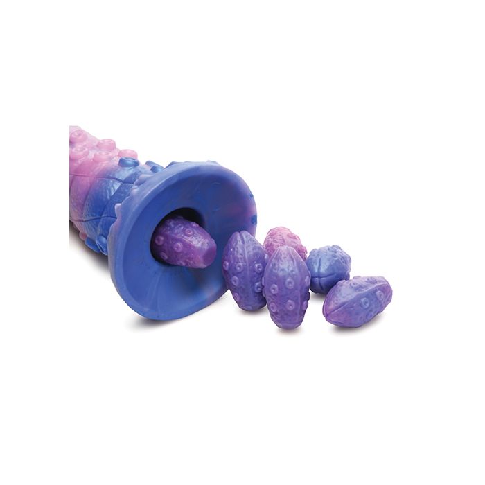 Tenta-Queen Silicone Dildo with Eggs - Fantasy Dildo Creature Cocks