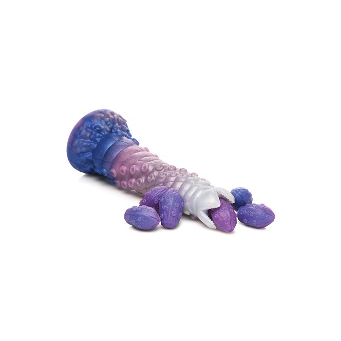 Tenta-Queen Silicone Dildo with Eggs - Fantasy Dildo Creature Cocks