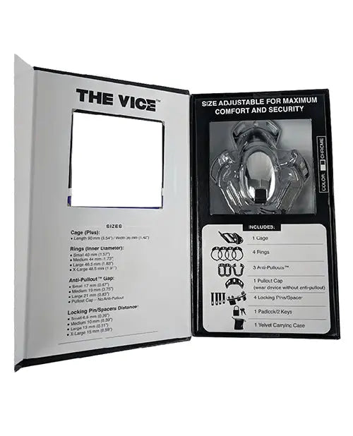 The Vice Plus Chastity Cock Cage Locked in Lust