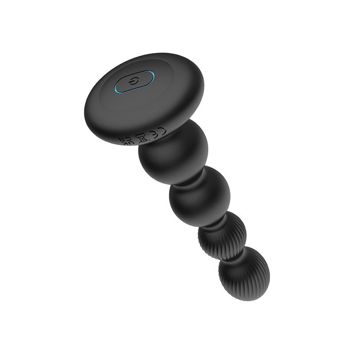 Tornado Probe Rotating & Vibrating Beaded Butt Plug Nexus