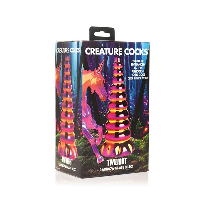Twilight Rainbow Glass Dildo - Hentai Dildo Creature Cocks