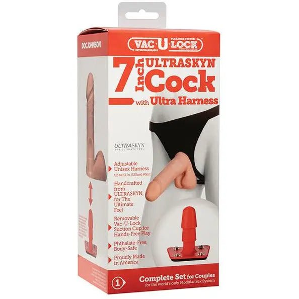 Ultra Harness 2 with 7" Ultraskyn Cock Vac-U-Lock