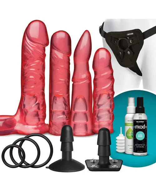 Vac-U-Lock Crystal Jellies Strap On Set Vac-U-Lock