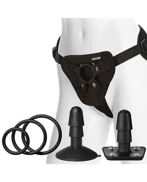 Vac-U-Lock Crystal Jellies Strap On Set Vac-U-Lock