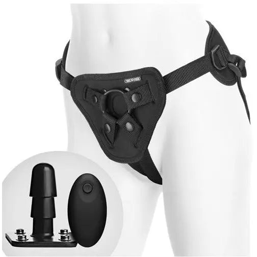 Vac-U-Lock Supreme Harness With Vibrating Plug Vac-U-Lock