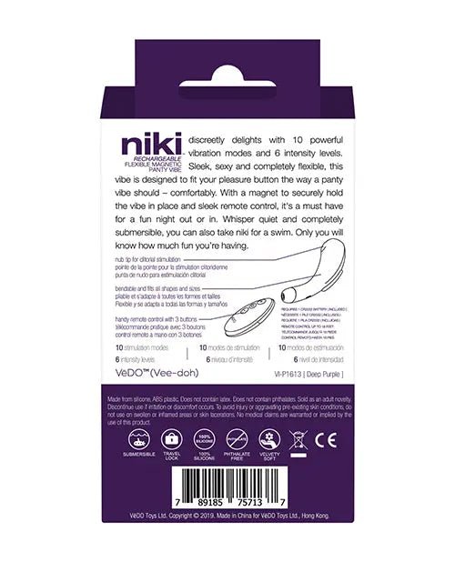 VeDO Niki Rechargeable Panty Vibe VeDO