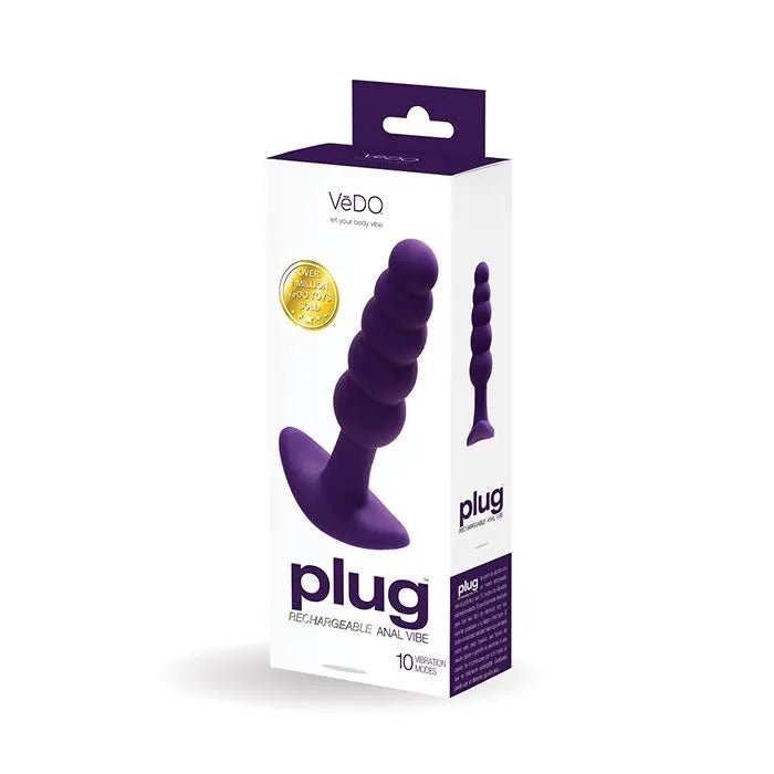 VeDO Plug Rechargeable Vibrating Anal Plug VeDO