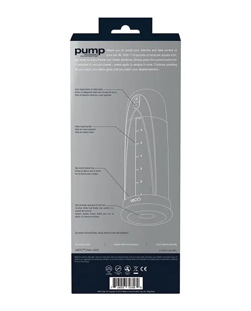 VeDO Pump Rechargeable Vacuum Penis Pump VeDO