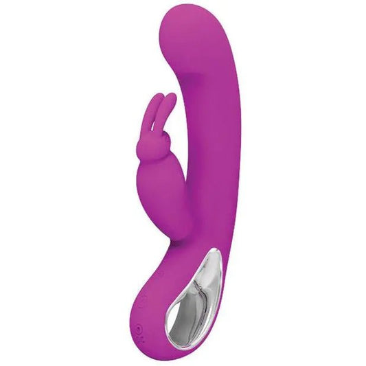 Webb Bunny Ears Rabbit Vibrator with Handle 12 Vibrating Functions Pretty Love