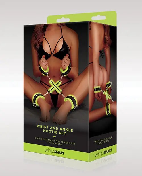 Whip Smart Glow in the Dark Wrist & Ankle Hogtie Set Whip Smart
