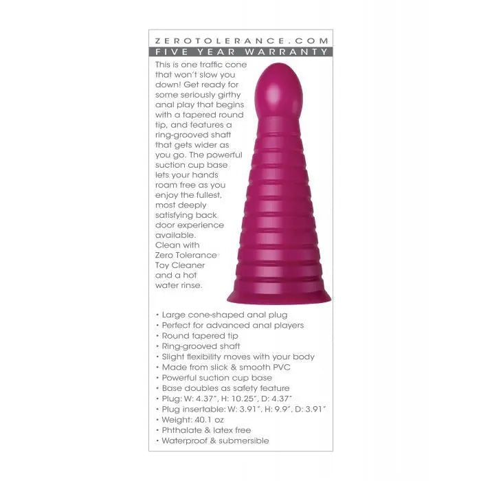 Zero Tolerance Anal Everest - Anal Cone Zero Tolerance