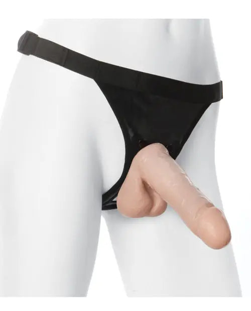 Ultra Harness 7" Realistic Dong & Powder Vac-U-Lock