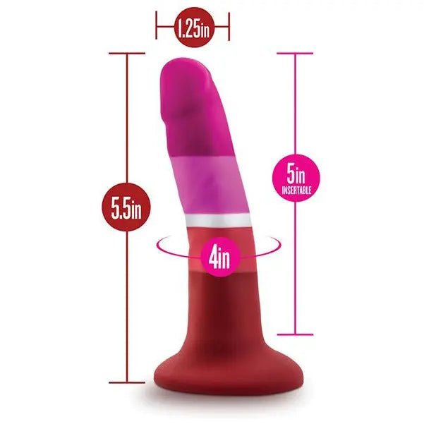 Blush Avant Lesbian Pride P3 Silicone Dong - Beauty Blush