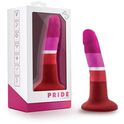 Blush Avant Lesbian Pride P3 Silicone Dong - Beauty Blush