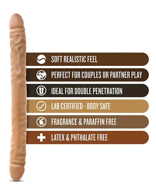Blush Dr. Skin 18" Double Dildo Blush