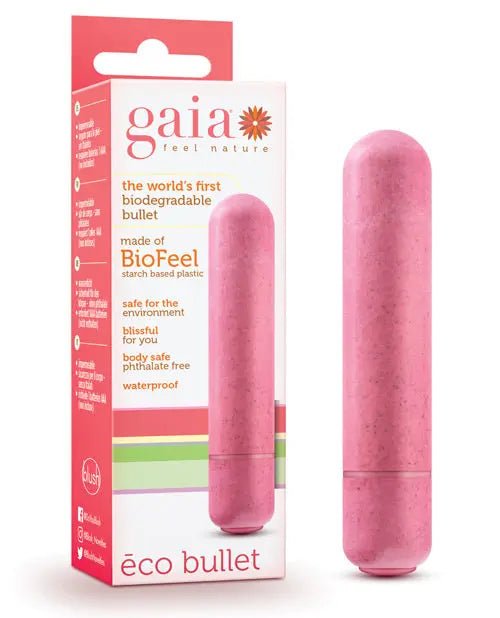 Blush Gaia Eco Friendly Bullet Vibrator - Small Vibrator Blush
