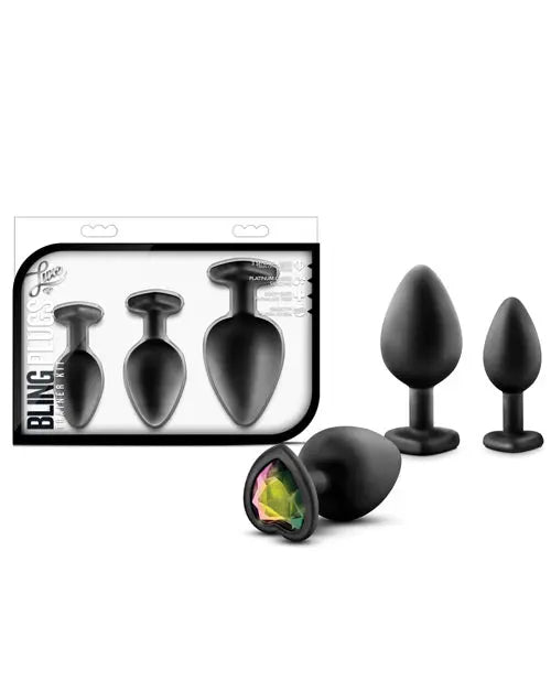 Blush Luxe Bling Plugs Training Kit - Butt Plugs Blush