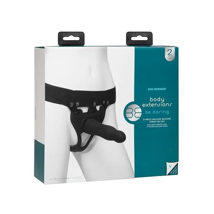 Body Extensions Be Daring 2 Piece Strap On Set Doc Johnson's