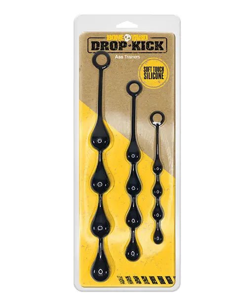 Boneyard Drop-Kick Ass Trainers - 3 Pack Anal Beads Bone Yard