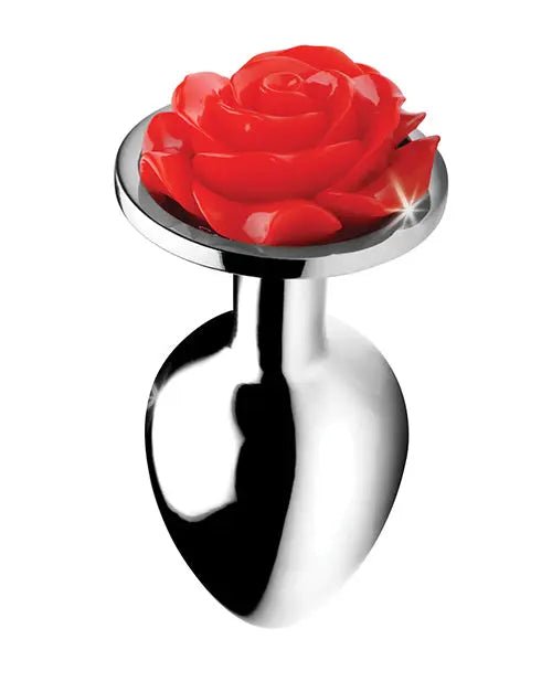 Booty Sparks Red or black Rose Anal Plug (small & Medium) Booty sparks