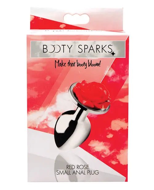 Booty Sparks Red or black Rose Anal Plug (small & Medium) Booty sparks
