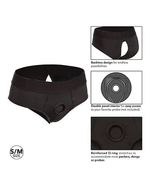 Boundless Backless Strap on Briefs - Strap on Harness Cal Exotic