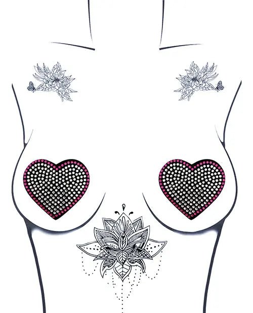 Burlesque Heart N' Soul Crystal Heart Nipztix Burlesque