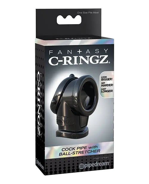 C-Ringz Cock Pipe with Ball Stretcher Pipedream