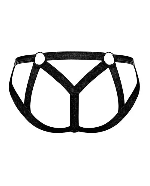 Cage Matte Strappy Ring Jock SinSationes
