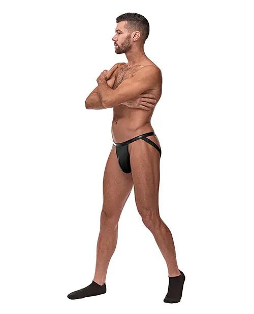 Cage Matte Strappy Ring Jock SinSationes