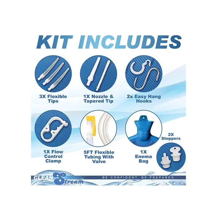 Clean Stream Detox Deluxe Shower Enema Kit Cleanstream