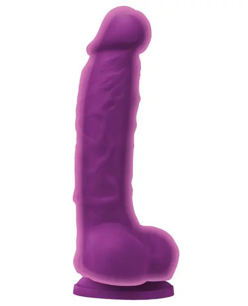 Colours Dual Density 5" Dong with Balls & Suction Cup Colour