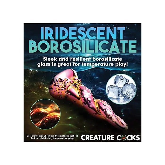 Creature Cocks Enchantress Rainbow Glass Dildo Passion Plug