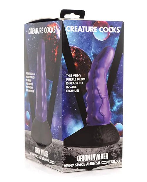Creature Cocks Orion Invader Veiny Space Alien Silicone Dildo Creature Cocks
