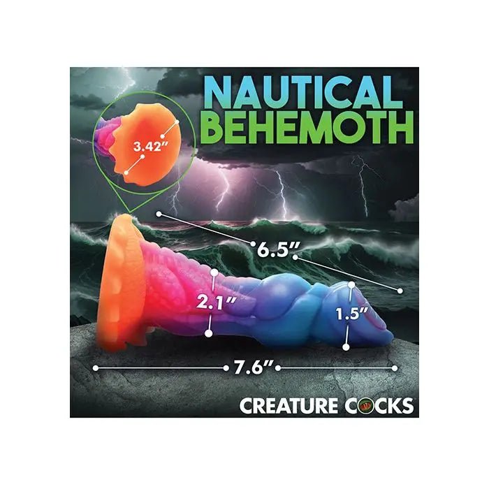 Creature Dildo Glow-in-the-Dark Aqua-Cock Silicone Dildo Creature Cocks