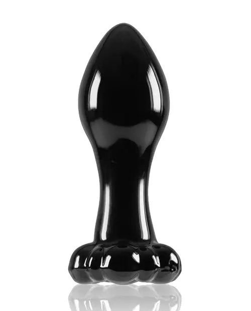 Crystal Flower Glass Butt Plug Crystal