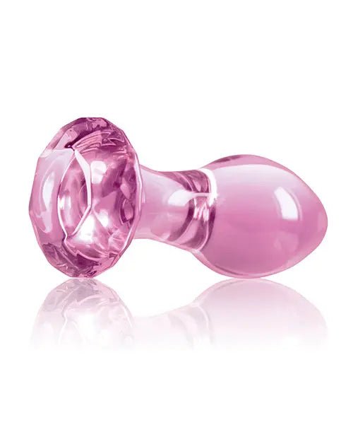 Crystal Gem Glass Butt Plugs Crystal