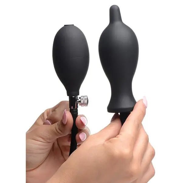 Dark Inflator Inflatable Silicone Anal Plug Master Series