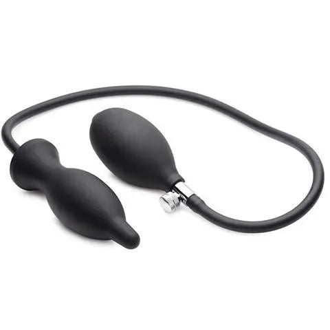 Dark Inflator Inflatable Silicone Anal Plug Master Series