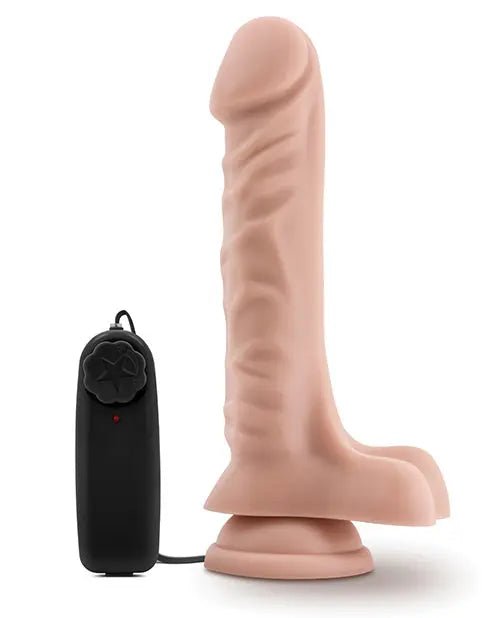 Dr. James 9" Vibrating Dildo with Suction Cup Blush