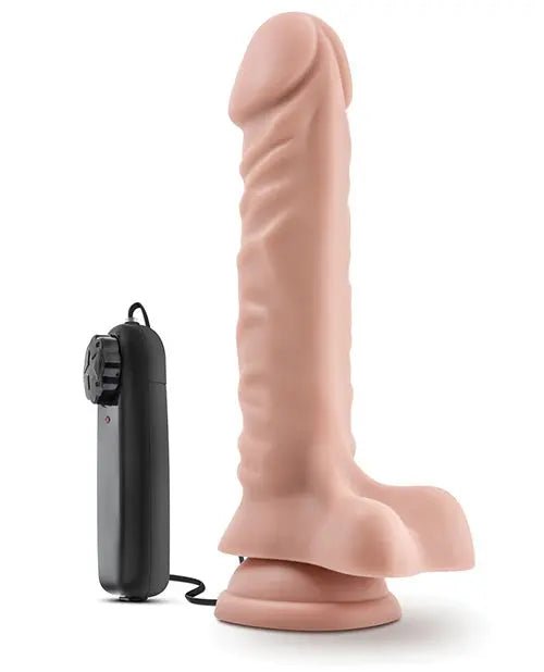 Dr. James 9" Vibrating Dildo with Suction Cup Blush