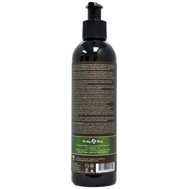 Earthly Body Hemp Seed Massage Lotion - 8 oz Guava Lava Earthly Body